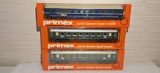 Primex (Märklin) H0 D-Zug Personenwagen 4192/4193 + Schlafwagen 4010 in OVP,
