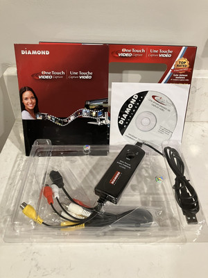 Diamond Multimedia VC500 USB 2.0 Digital File Converter VHS DVD LP CD One-Touch