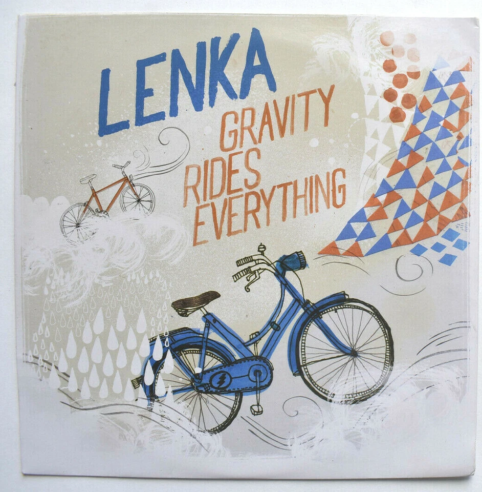 LENKA GRAVITY RIDES EVERYTHING PIC SLEEVE SINGLE 45 7 VINYL RECORD 2008 EPIC - Image 3 of 4