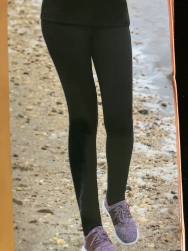 Cuddl Duds Far-Infrared Enhance XS Blue High-waisted Leggings Moisture Wicking - Picture 5 of 11