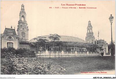 AGEP2-64-0119 - les basses-pyrénées - PAU - palais d'hiver - entrée prin