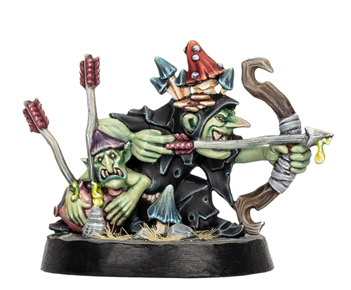 HOBBLIN' DREGG BORGIT'S BEASTGRABBAZ UNDERWORLDS NIGHT GOBLIN ARCHER - Picture 2 of 2