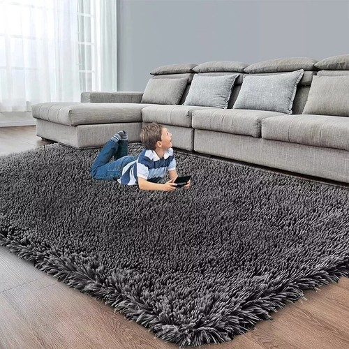 Heavy Thick Shaggy Rugs Large Living Room Bedroom Carpet Non Slip Hallway Runner - Picture 7 of 54