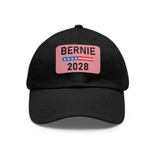 Bernie 2028 Baseball Cap Adjustable Hat Cool Patch Bernie Sanders Merch