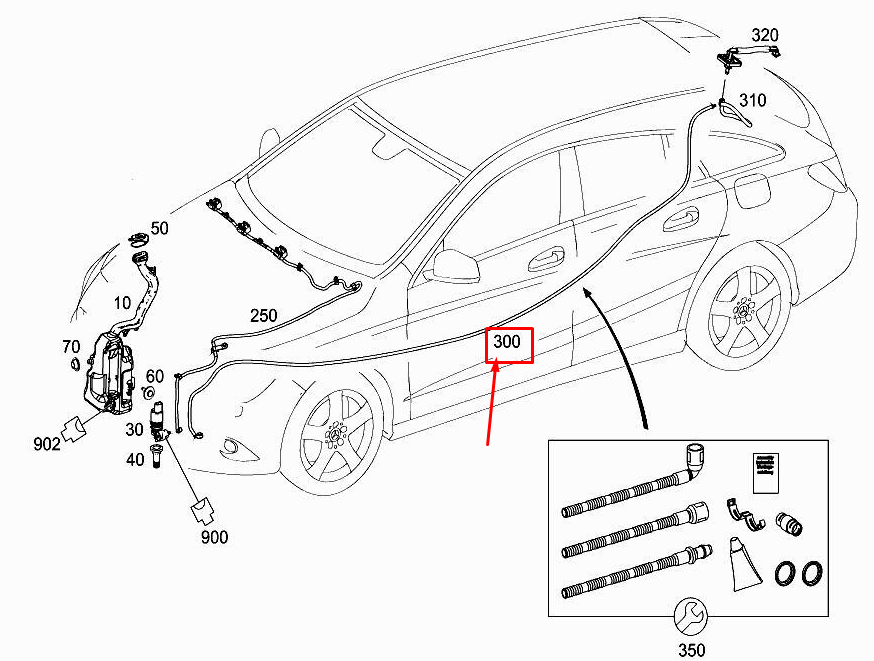 Neu MERCEDES-BENZ CLA C117 Pumpe zum Trennpunktschlauch A1178600392 Original