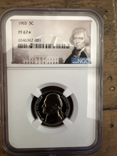 1963 Jefferson Nickel 5C NGC PF 67 - Proof Coin