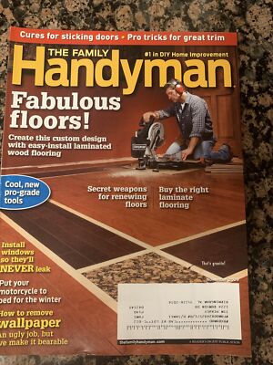 The Family Handyman Magazine 2009 November Issue Fabulous Floor Remove Wallpaper