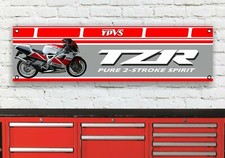 BR53B YAMAHA TZR250 3XV V TWIN SP FLEXIBLES WERKSTATT BANNER SCHILD