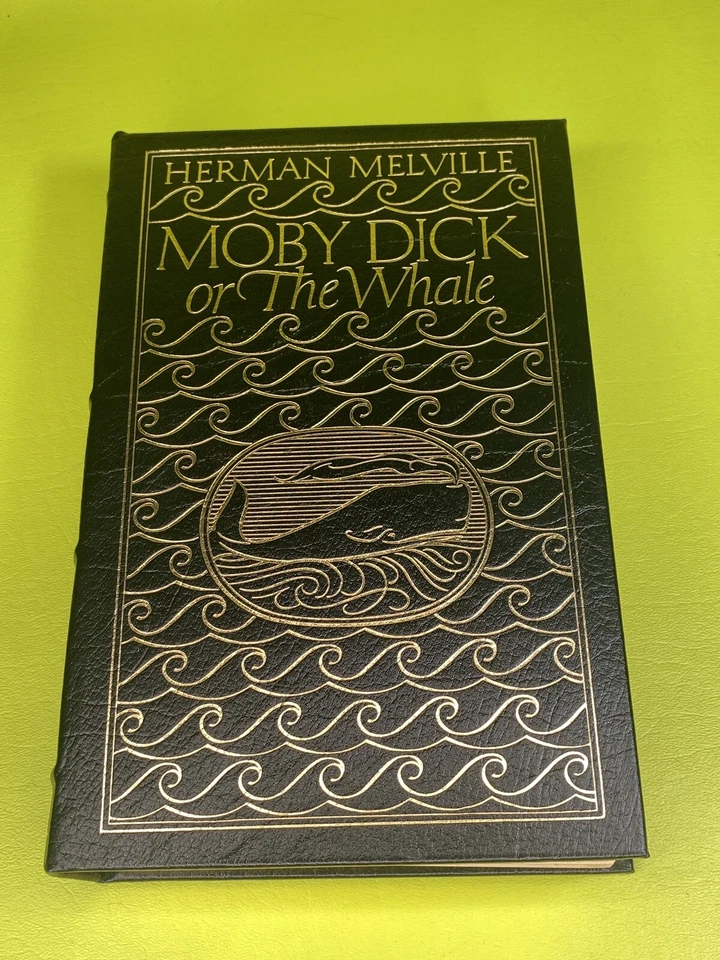 Moby Dick or the Whale Herman Melville Easton Press Collector's Edition Leather Foto 2 de 4