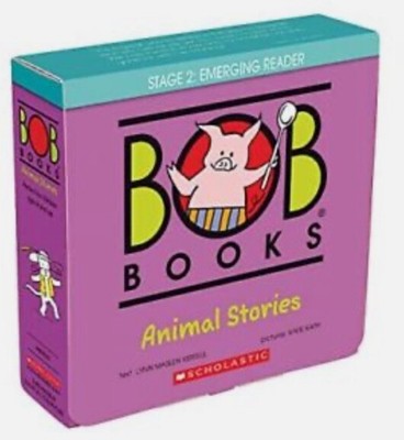 NEU BOX 12 Bücher BOB Bücher Stufe 2 EMERGING READER TIERGESCHICHTEN