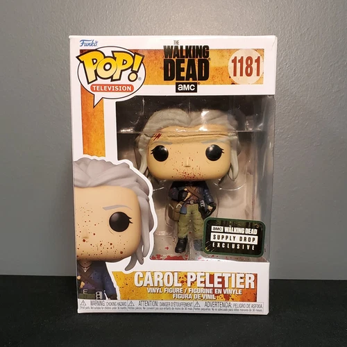 Funko Pop The Walking Dead CAROL PELETIER (Bloody) #1181 AMC Supply Drop