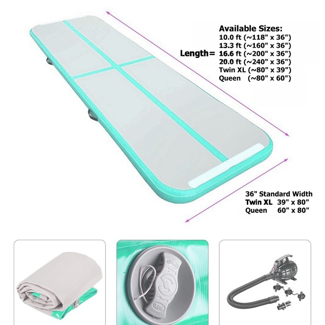Free Shipping 8m Inflatable Cheap Gymnastics Mattress Gym