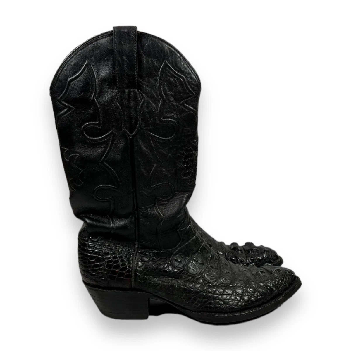 Vibram cowboy store boots black