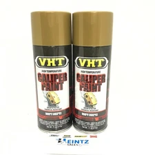 VHT SP736-2 PACK GOLD Brake Caliper Paint, Drums, Rotors Paint - High Heat -11oz