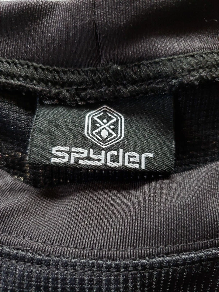 Camisa Spyder Bounce Paint Ball Juvenil Talla Grande Negra Acolchada Hombro Pecho Espalda Foto 3 de 4