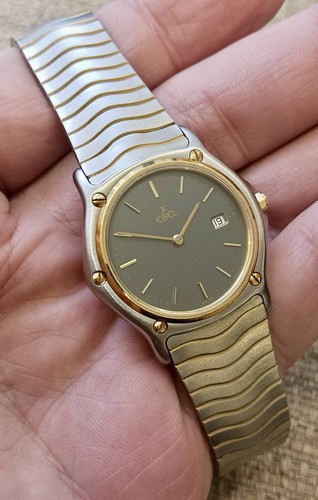 ✅ EBEL -Gold & Steel Swiss Wristwatch - Quartz - Unisex - Elegant ✅ - Picture 2 of 19