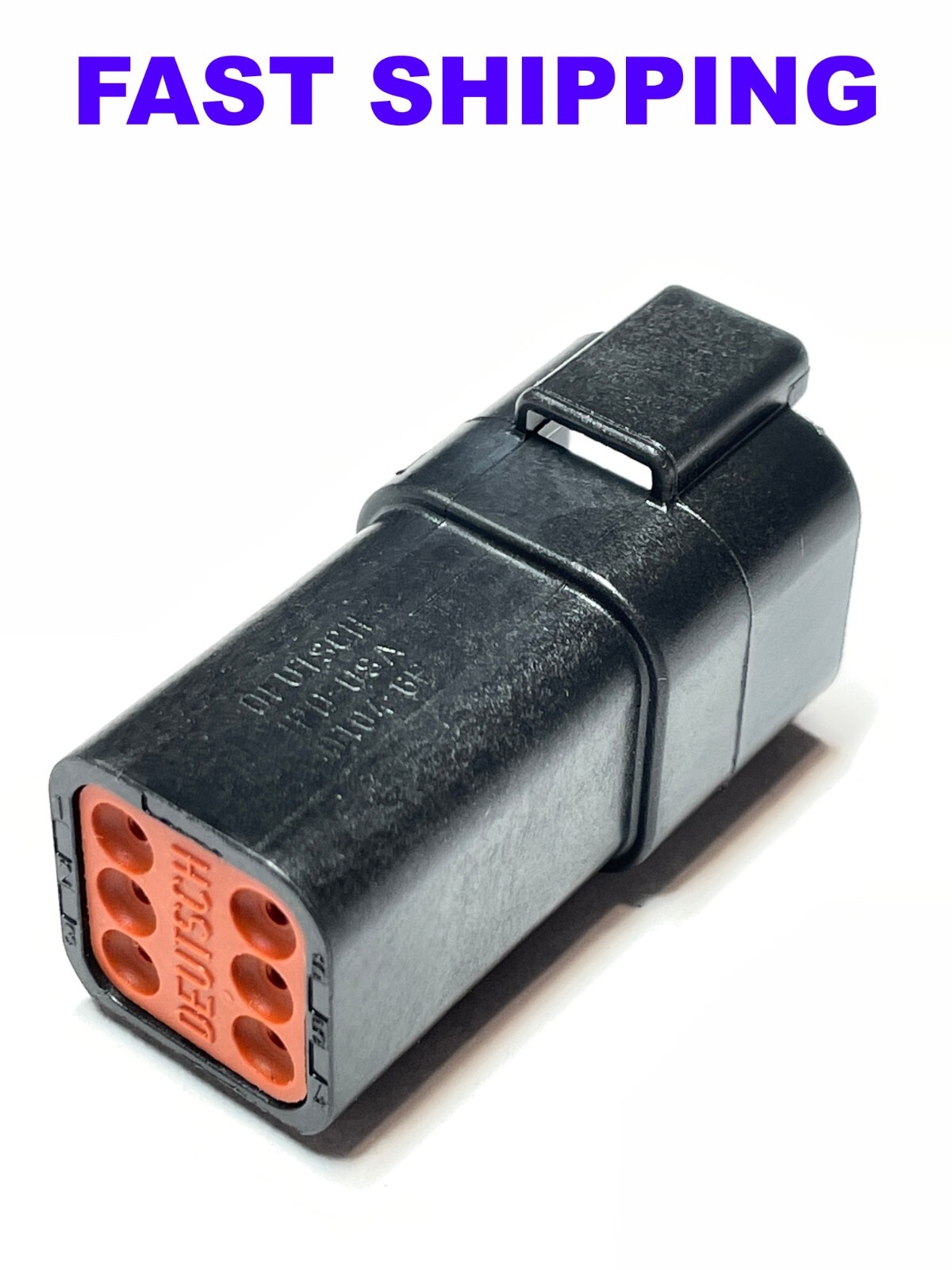 HARLEY-DAVIDSON 6 PIN SOCKET SEALED HOUSING PLUG 72106-94BK  .. FAST SHIPPING