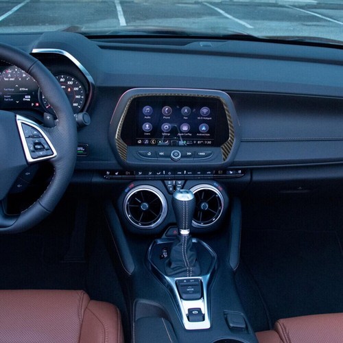 GPS Navigation Screen Panel Frame Cover Trim fit for Chevrolet Camaro 2016-2018 - Picture 6 of 12
