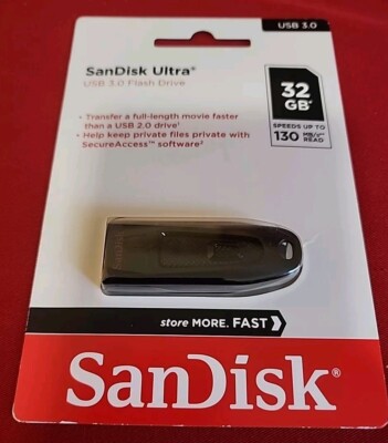 Sandisk ultra USB 3.0 Flash drive 32GB,transfer speed up to 130MB/s