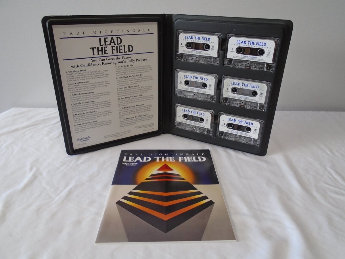 3) Nightingale Conant Tape Cassette Sets - Lead The Field