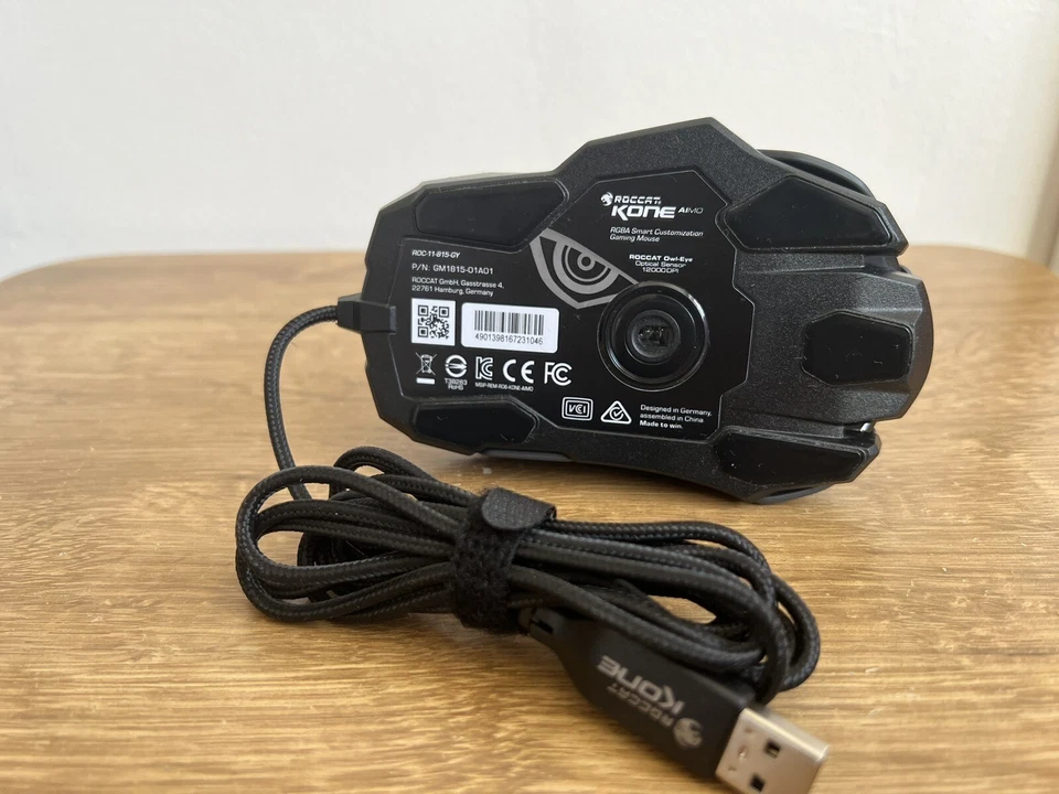 ROCCAT ROC-11-815-GY Kone AIMO 12000dpi Gaming Mouse - Grey - Image 4 of 4