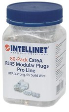 Intellinet Confezione 80 plug Modulari Pro Line RJ45 Cat.6A