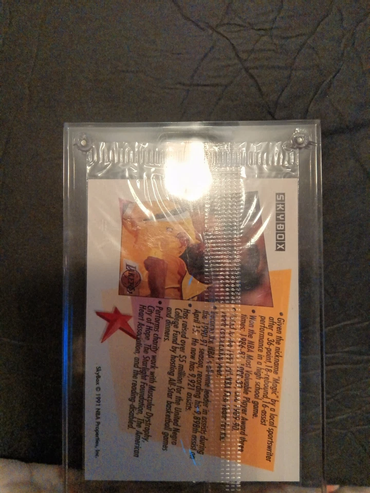 1991 Skybox Earvin Johnson Exclusive Limited Edition - Image 2 of 3