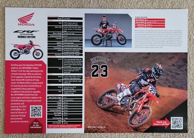 2023 Chase Sexton Team Honda HRC CRF450RWE AMA Supercross