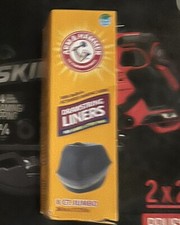 Arm  Hammer Drawstring Liner for Cat Litter Pan Clear 1ea/8 ct, Jumbo