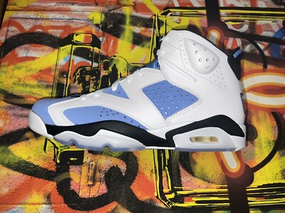 Air Jordan 6 Retro UNC White Size 10.5 Men s CT8529 410 New