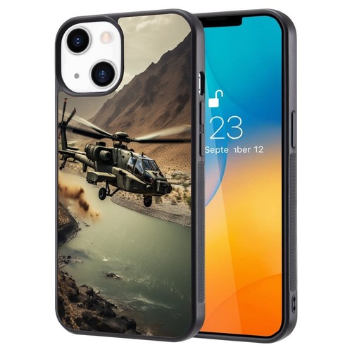 aircraft apache helicopter Shockproof Cover For iPhone SE XS XR Max 5 6 7 8 Plus - Picture 22 of 25