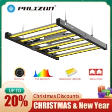 phlizon 450W LED Grow Light Energy Saving Full Spectrum Dimmable Commercial Indo