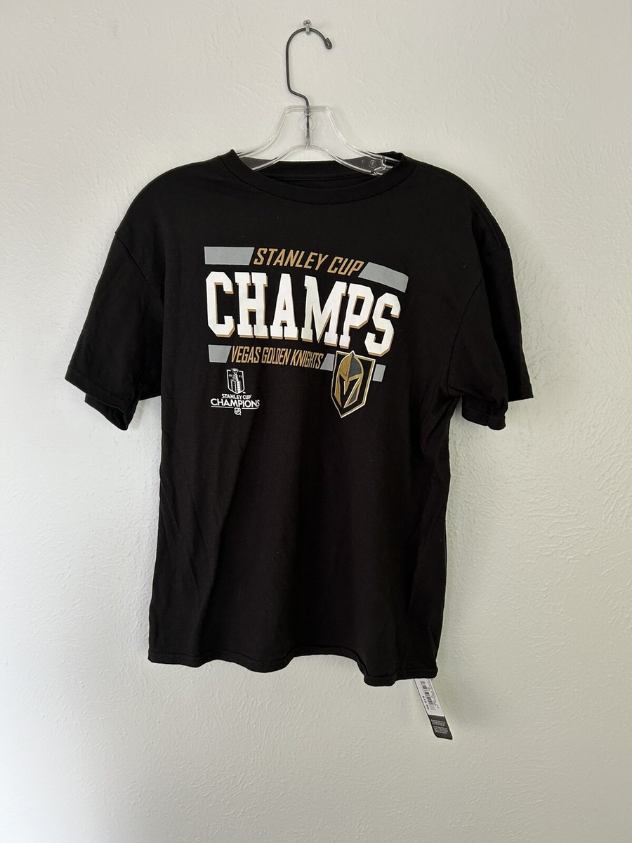 Team Athletics Stanley Cup Champs Vegas Golden Knights Blk T-Shirt