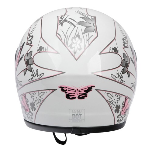 Motorcycle Butterfly Flip Up Full Face Street Dirt Bike Adult Helmet DOT S M L - Picture 7 of 14