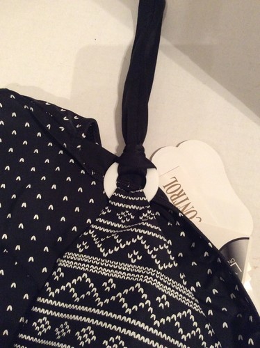 Pilpel Women’s One Piece Black / White Tummy Control Swimsuit Nwt Lycra - Picture 10 of 10