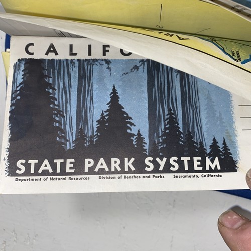 Vintage 1950s California State Park System Map & Guide, Folding, Travel 28”x25” - Picture 12 of 12