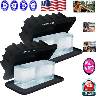 Professional Thick Silicone Ice Mold with Lid - Create Giant Ice Blocks at Home