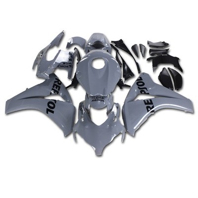 FM ABS Nardo Gray Black Repsol Fairing Fit for Honda 2008-2011 CBR1000RR w044