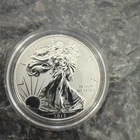 2012 S REVERSE PROOF SILVER EAGLE FROM SAN FRANCISCO SET ONE COIN IN CAP