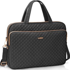 1717.3 Inch Laptop Case Bag Women Men Messenger Briefcase Black Water