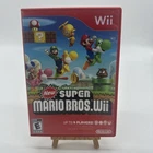 NEW SUPER MARIO BROS. NINTENDO Wii (2009) GAME CIB CASE & MANUAL ~ WORKS!