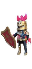Playmobil Ritter Figur mit Schild und Schwert, goldene Rüstung, ab 4 Jahre