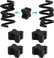 4PCS Coil Spring Spacer Lifts Spring 1" to 1.5", Heavy Duty Rubber Coil 4PCS