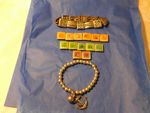Lot of 3 Costume Jewelry Bracelets