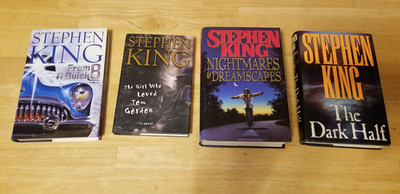 Lot x4 Stephen King Hard Cover Books Nightmares & Dreamscapes Dark Half Tom Gord