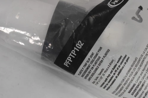 Proflo PFPTP102 12-1/4" Plastic SJ Tubular P Trap White Slip Joint Assembly - Picture 2 of 6