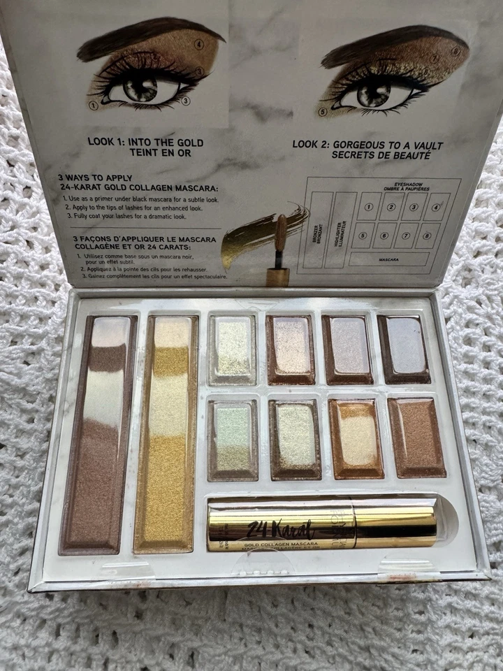 NEW Physicians Formula The Gold Vault 24-Karat Gold Collagen Face Palette - Image 3 of 4