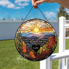 Memorial Stained Glass Suncatcher