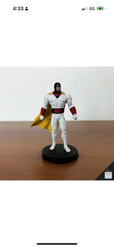Space Ghost Classic Hanna Barbera Figurine Eaglemoss Custom Statue Hero Figure - Image 2 of 4