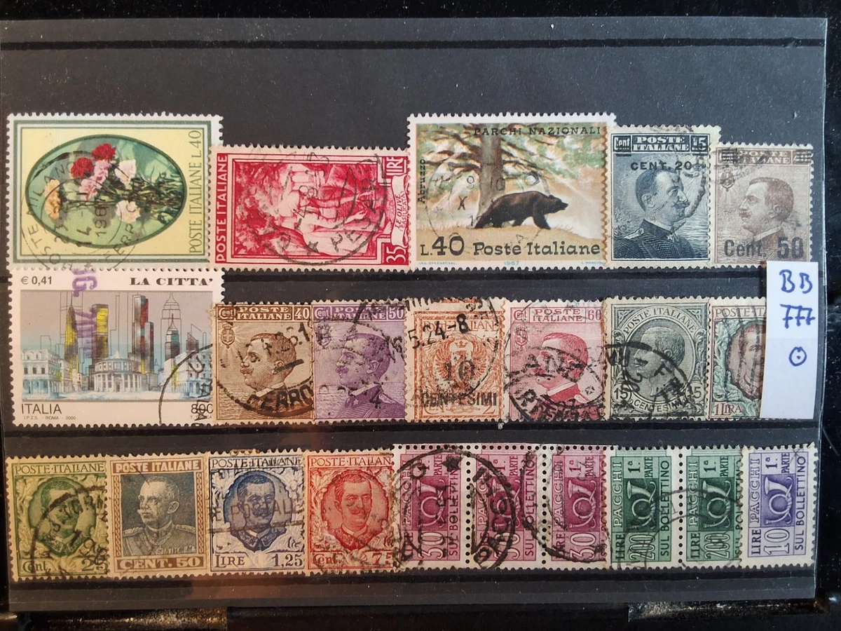 ITALIEN 🇮🇹 BRIEFMARKEN GESTEMPELT LOT BB 777